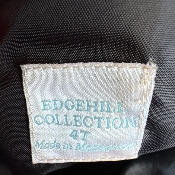 Edgehill Collection Black Holiday Dress 4T - Picture 3 of 3